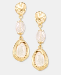 lonna & lilly Stone Linear Drop Earrings