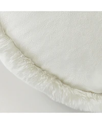 Z Gallerie Shay Faux Fur Round Pillow 18"