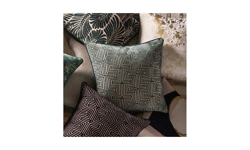 Lenox Pillow 22" - Deep Green