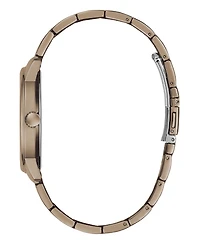 Guess Men's Coffee-Tone Stainless Steel Watch, 40mm