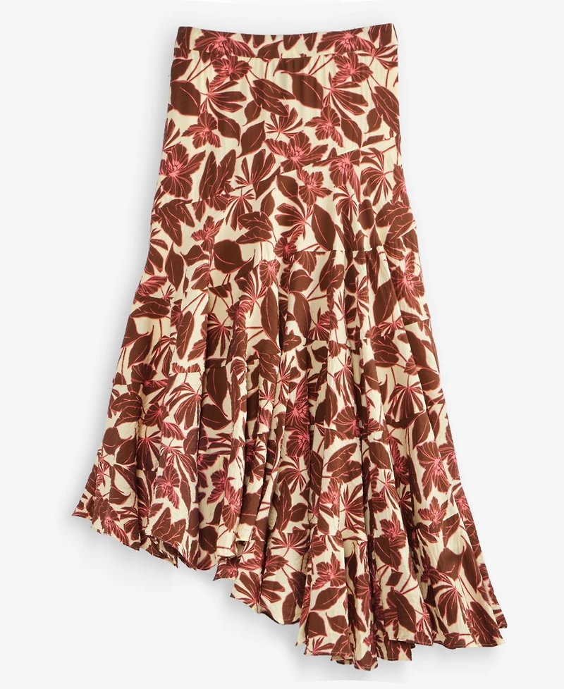 I.n.c. International Concepts Women's Asymmetrical Tiered Skirt, Macy's Exclusive