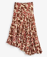I.n.c. International Concepts Women's Asymmetrical Tiered Skirt, Macy's Exclusive