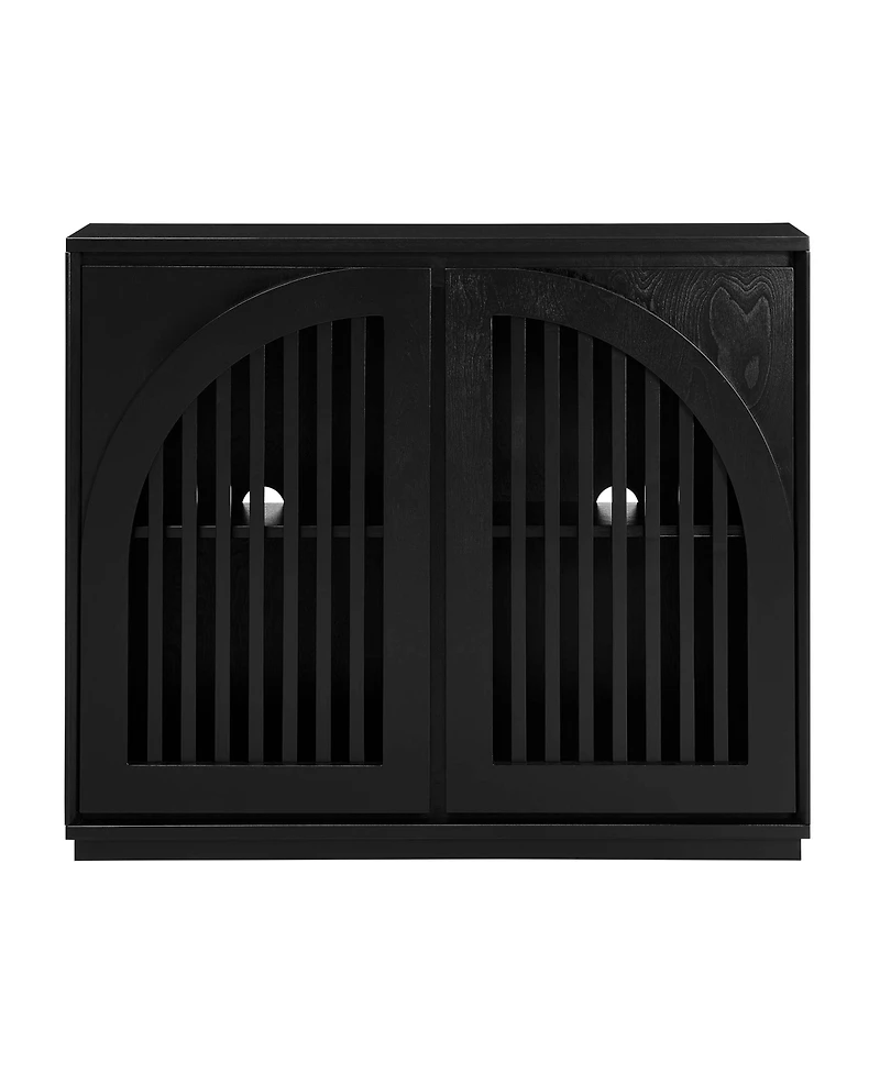 sumyeg Mid Century Modern Storage Cabinet with 2 Doors