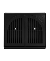 sumyeg Mid Century Modern Storage Cabinet with 2 Doors