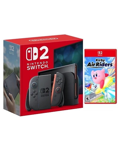 Nintendo Switch 2 Video Game Console with Kirby Air Riders Bundle