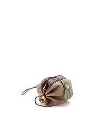 Pre-Owned Gucci Web Butterfly Candy Crossbody Bag Mini Gg Coated Canvas