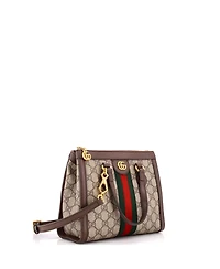 Pre-Owned Gucci Small Ophidia Top Handle Tote Gg Coated Canvas
