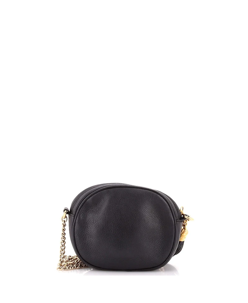 Pre-Owned Gucci Mini Soho Chain Bag Leather