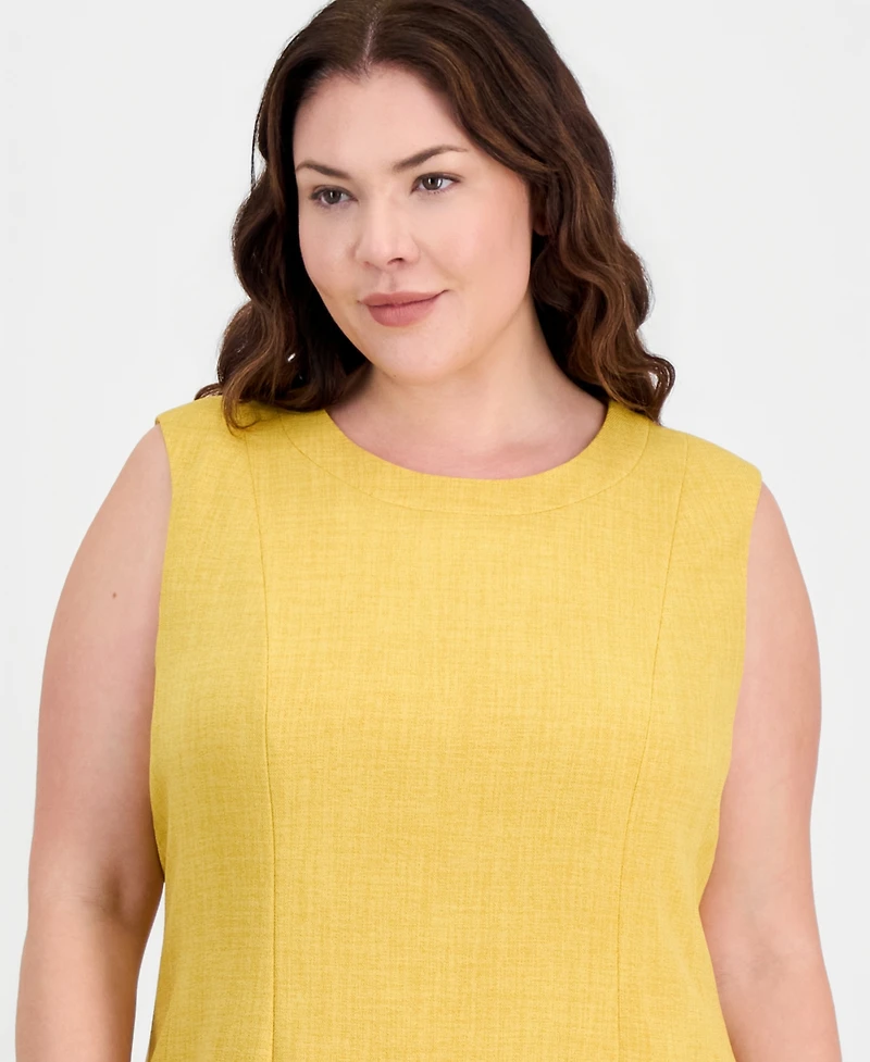 Kasper Plus Sleeveless Sheath Dress