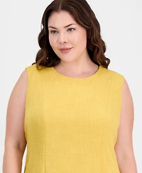 Kasper Plus Sleeveless Sheath Dress