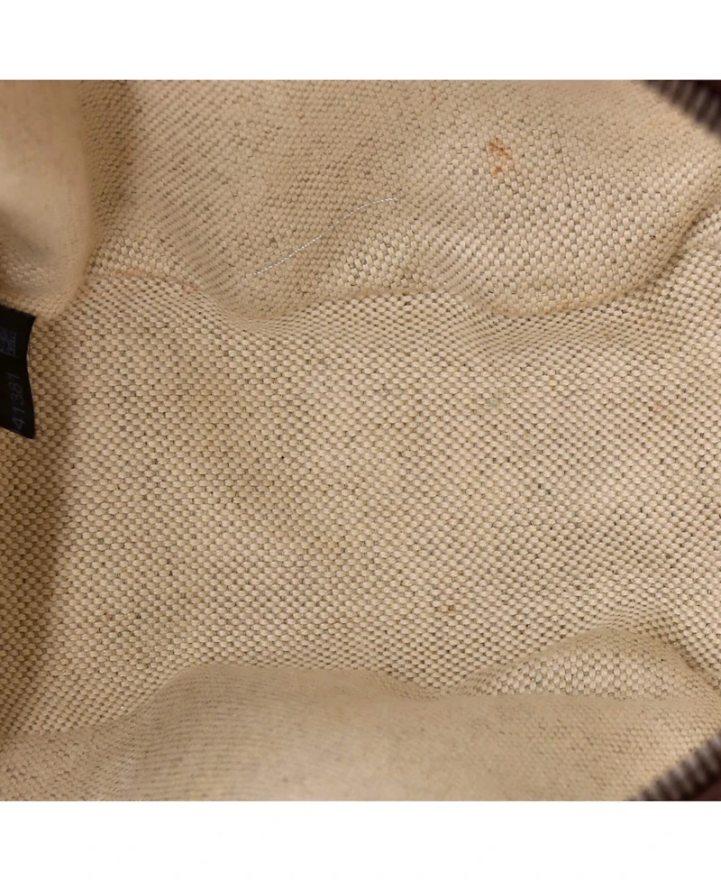 Pre-Owned Gucci Small x adidas Ophidia Round Crossbody Bag Gg Coated Canvas