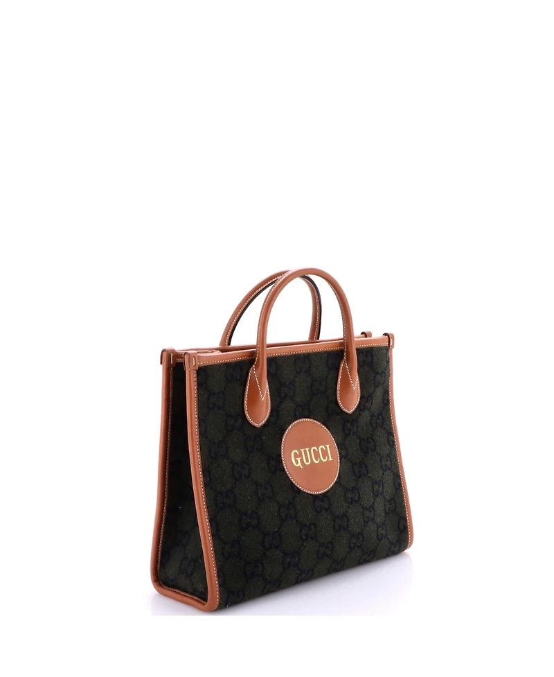 Pre-Owned Gucci Small Off The Grid Tote Gg Wool