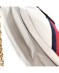 Pre-Owned Gucci Mini Ophidia Round Shoulder Bag Leather