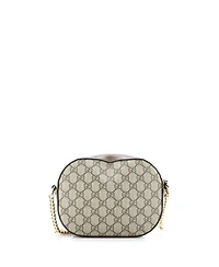 Pre-Owned Gucci Mini Chain Crossbody Bag Gg Coated Canvas and Leather