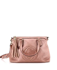Pre-Owned Gucci Soho Convertible Soft Top Handle Bag Leather