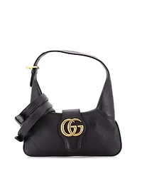 Pre-Owned Gucci Small Monochrome Aphrodite Shoulder Bag Leather
