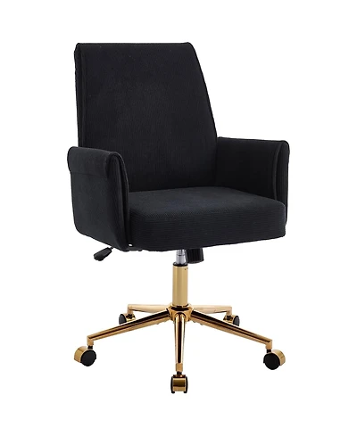 Rainsken Striped Velvet Office Chair