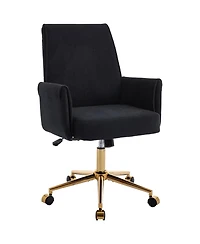 Rainsken Striped Velvet Office Chair
