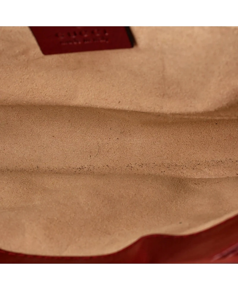 Pre-Owned Gucci Small Ophidia Chain Shoulder Bag Suede