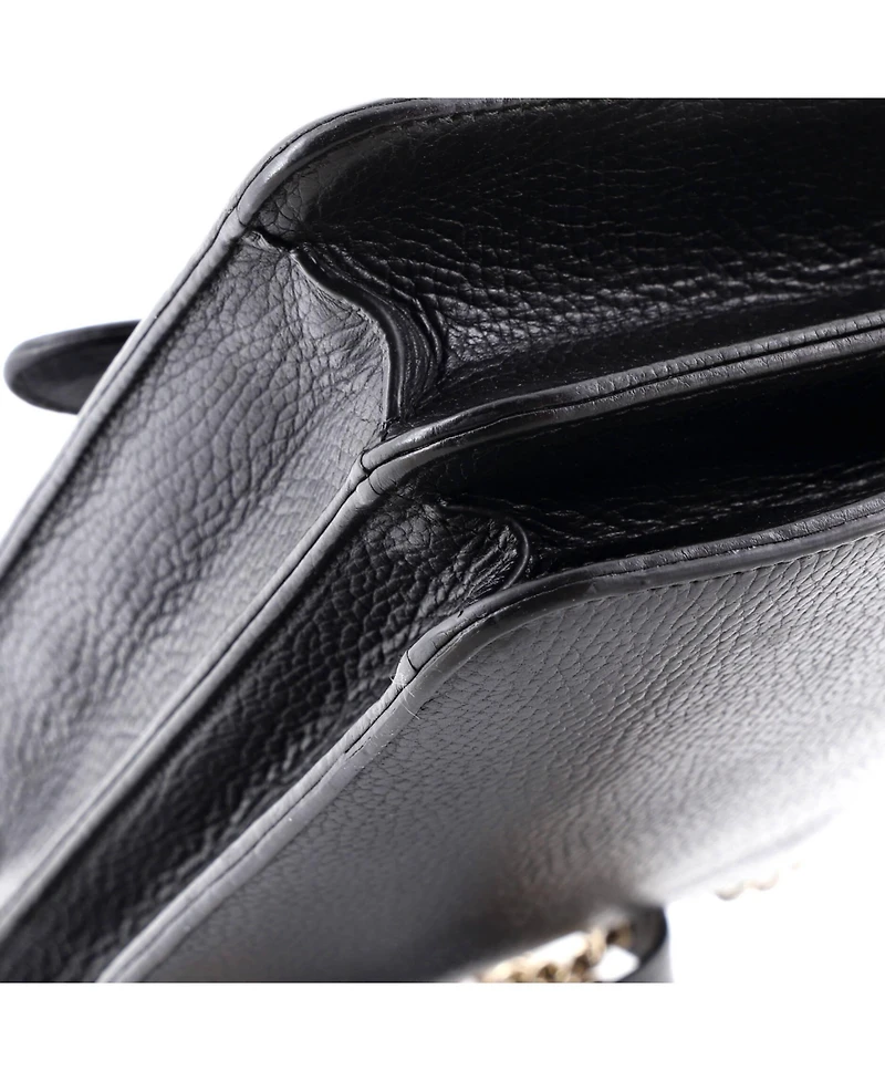 Pre-Owned Gucci Medium Interlocking Shoulder Bag Leather