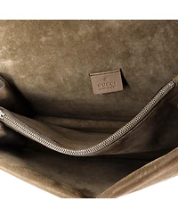 Pre-Owned Gucci Small Dionysus Bag Embroidered Printed Gg Coated Canvas