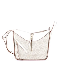 Pre-Owned Loewe Small Hammock Bag Leather and Anagram Jacquard