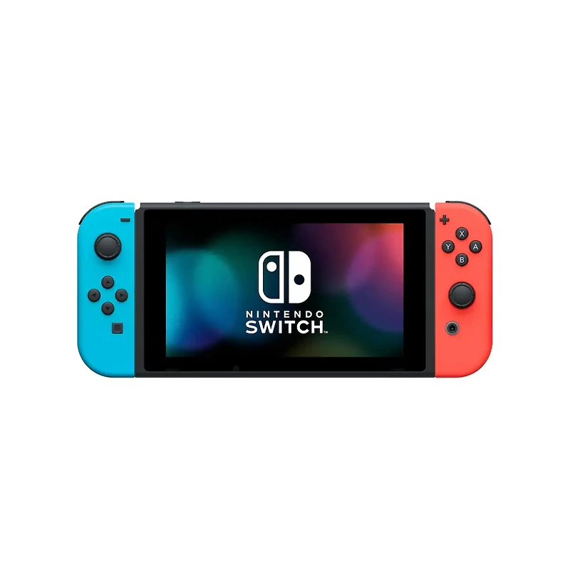 Nintendo Switch Neon Bundle With Accessories and Super Smash Bros Game