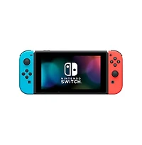 Nintendo Switch Neon Bundle With Accessories and Super Smash Bros Game