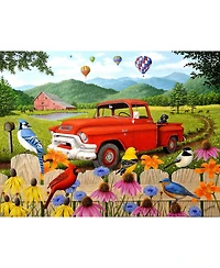 SunsOut The Red Truck 500 piece Jigsaw Puzzle for Adults
