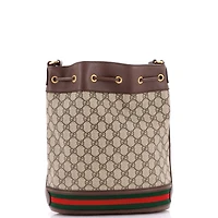 Pre-Owned Gucci Medium Ophidia Bucket Bag Gg Coated Canvas