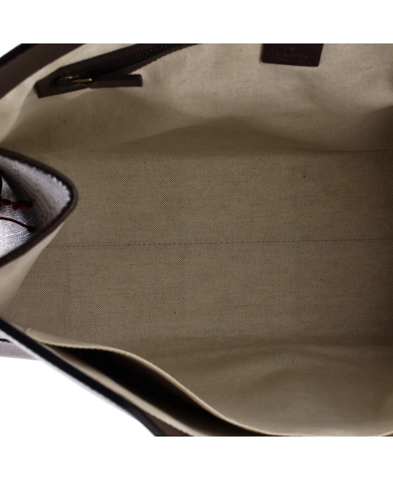 Pre-Owned Gucci Large Ophidia Cut Out Handle Tote Gg Coated Canvas