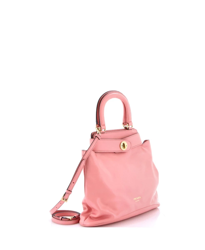 Pre-Owned Prada Medium Carey Tote Bag Leather