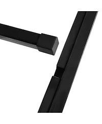 flynama Twin Over Twin Metal Bunk Bed Ladder Storage No Box Spring