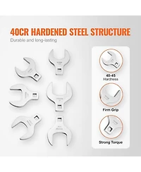 Xdovet Crowfoot Wrench Set, 1/2" Drive 14-Piece Sae (1-1/16"