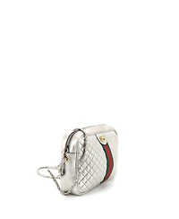 Pre-Owned Gucci Small Trapuntata Camera Bag Quilted Leather
