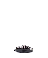 Pre-Owned Prada Mini Double Symbole Triangle Bag Leather and Jacquard