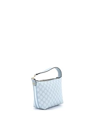 Pre-Owned Gucci Super Mini Ophidia Zip Shoulder Bag Gg Coated Canvas
