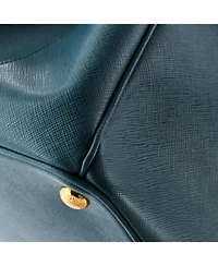 Pre-Owned Prada Large Double Zip Lux Tote Saffiano Leather