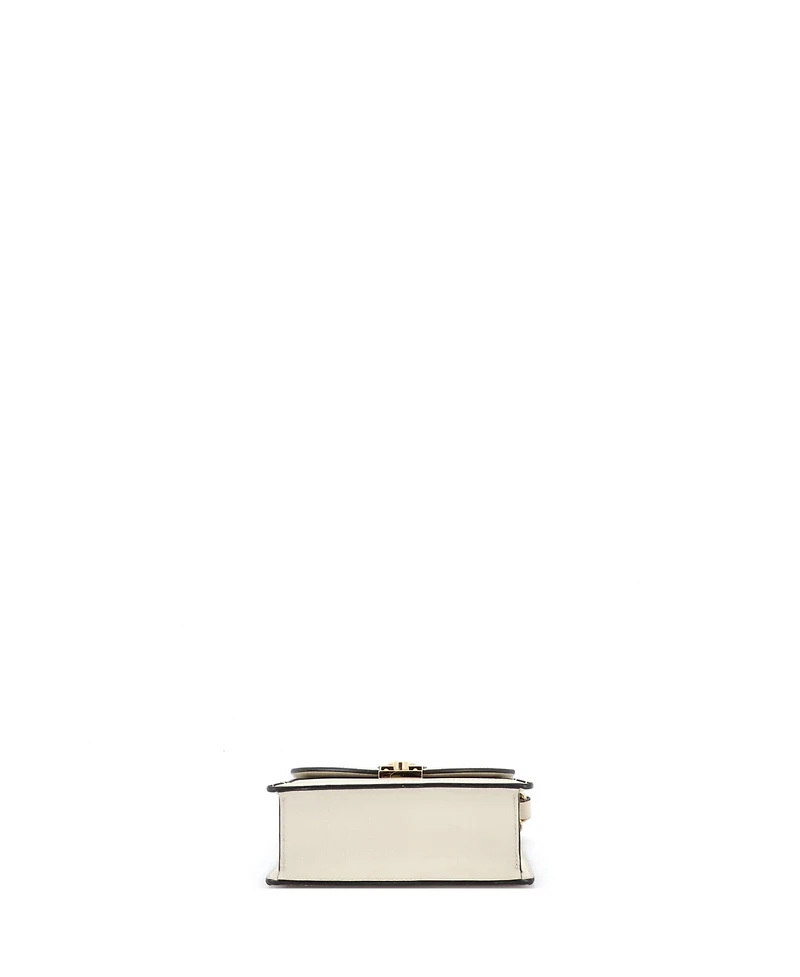 Pre-Owned Gucci Mini Ophidia Flap Top Handle Bag Leather