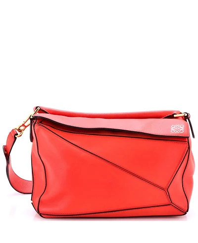 Pre-Owned Loewe Medium Puzzle Bag Leather