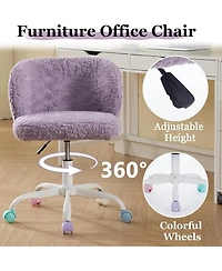 Rainsken Faux Fur Office Chair