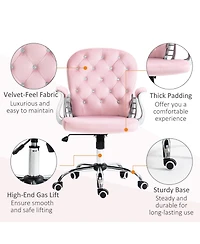 Rainsken Velvet Office Chair