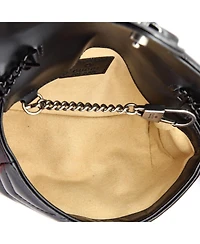 Pre-Owned Gucci Gg Marmont Flap Belt Bag Matelasse Leather