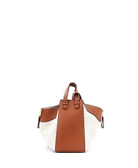 Pre-Owned Loewe Small Hammock Bag Leather and Anagram Jacquard