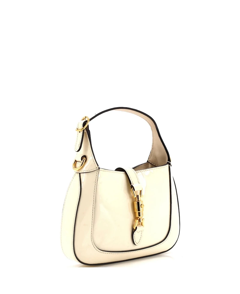 Pre-Owned Gucci Mini Jackie 1961 Chain Hobo Patent