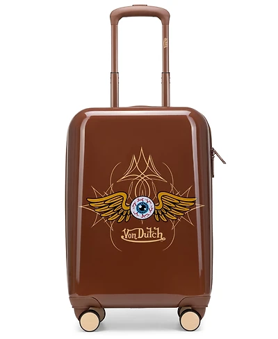 Von Dutch Eyeflight Small Expandable Hardside Carry-On Spinner Suitcase