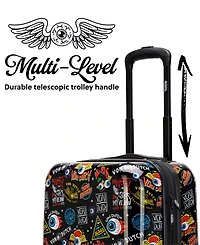 Von Dutch Jax Small Expandable Hardside Carry-On Spinner Suitcase