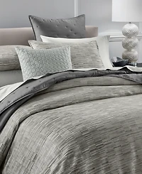 Hotel Collection Horizon Geometric 3-Pc. Duvet Cover Set, King, Macy's Exclusive