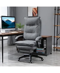 Boyel Living 360degree(s) Swivel Executive Home Office Chair with Adjustable Height and Retractable Footrest