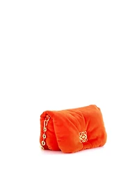 Pre-Owned Loewe Mini Goya Chain Puffer Bag Leather